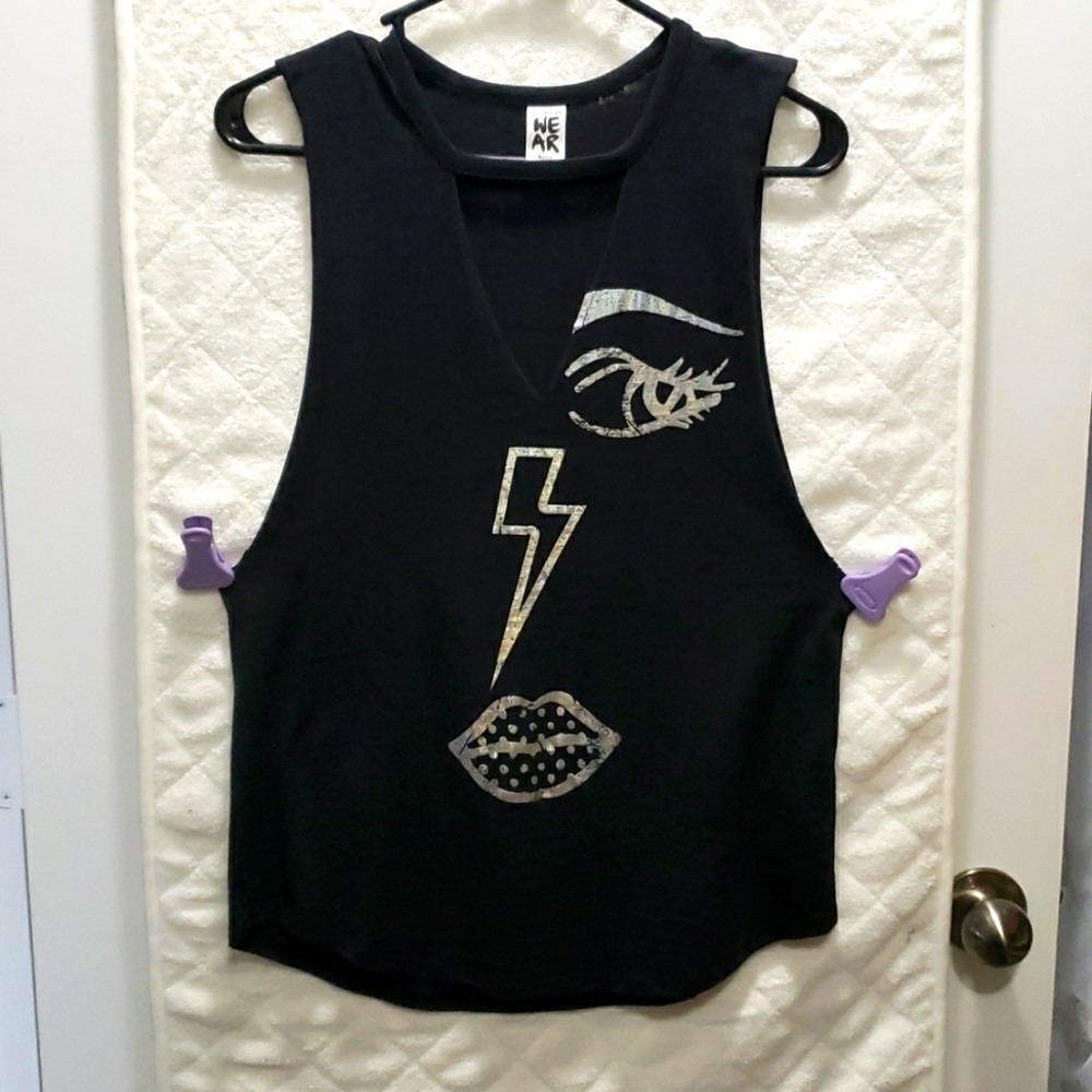 Zumba Burnout Black Top - Small
